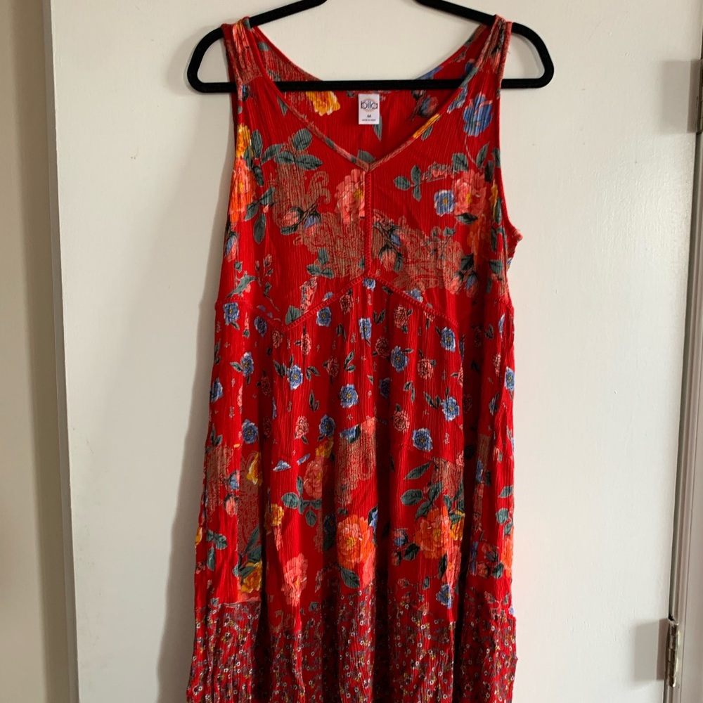 Bila red sundress